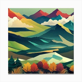 Mountain Landscape 25 Canvas Print