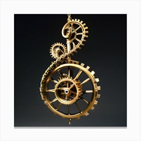 Clockwork Gears Canvas Print