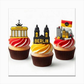 Berlin Cupcakes Canvas Print