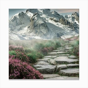 Path To The Mountains Canvas Print