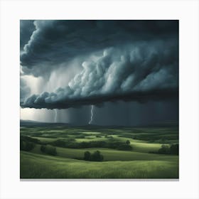 Lightning Storm Canvas Print