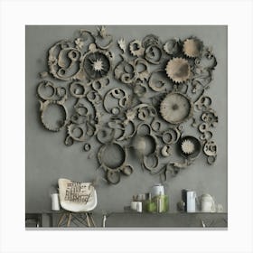 Gears Wall Art Canvas Print