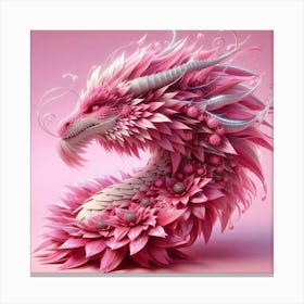 Pink Dragon 3 Canvas Print