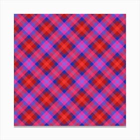 Plaid Fabric 23 Canvas Print