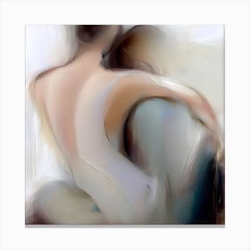 'Love' Abstract Woman Canvas Print