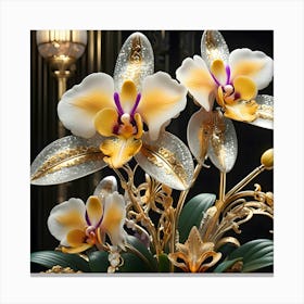 Opulent Orchids 6 Canvas Print