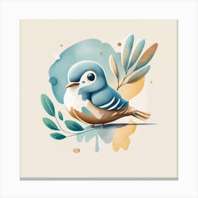 Blue Bird 2 Canvas Print