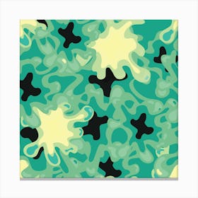 Camouflage Pattern Canvas Print