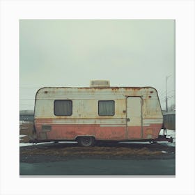 Old Camper Canvas Print