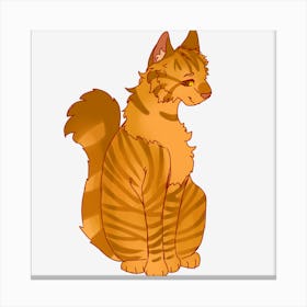 Orange Tabby Cat Canvas Print