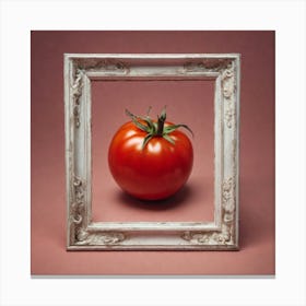 Tomato In A Frame 2 Canvas Print