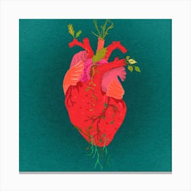 Heart Square Canvas Print
