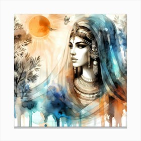 Cleopatra Portrait Artwork 153 Canvas Print