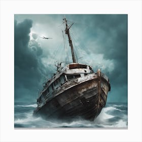 Stormy Seas Canvas Print