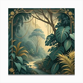 Frame In The Jungle Canvas Print