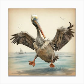 Pelican 23 Canvas Print