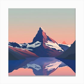 Matterhorn At Sunset Canvas Print