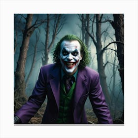 Joker In The Woods 9 Canvas Print