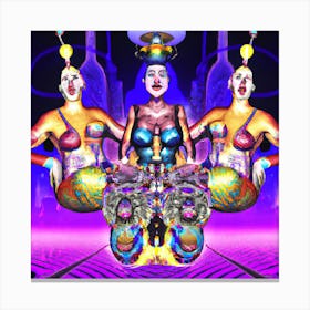 Trance Dancers Canvas Print