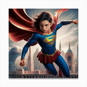 A Stunning Superteen Art Illustration Featuring A R7f5 25ystura3xbdaaeaa Qgzvjg1bqa2mpy5vfbdnrg Canvas Print