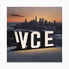 Vce Sign Canvas Print