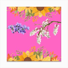 Flower art design Canvas Print