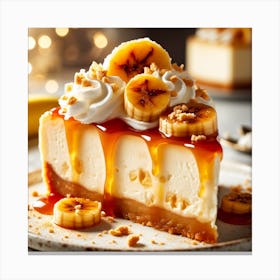 Banana Cheesecake 4 Canvas Print