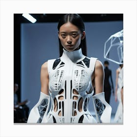 Futuristic Fashion Canvas Print