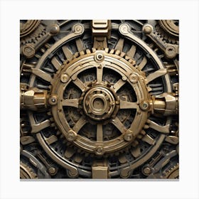 Clockwork Gears 7 Canvas Print