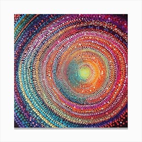 Spiral Painting Canvas Print