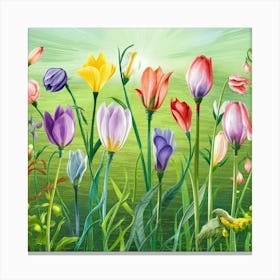 Tulips Canvas Print