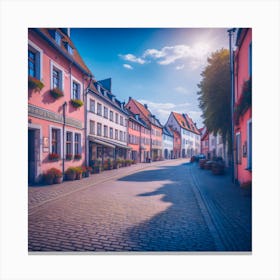 Street In Germany Canvas Print