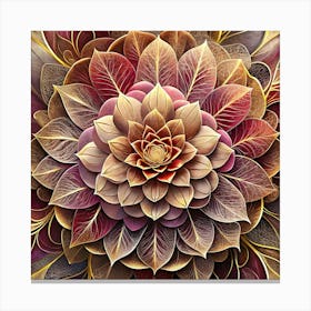 Dahlia 18 Canvas Print