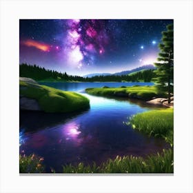 Galaxy Wallpaper 15 Canvas Print