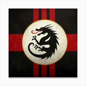 Dragon Flag Canvas Print