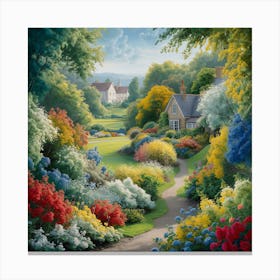 Garden Path 2 Canvas Print