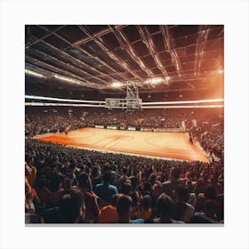 Basketball Court 24 Canvas Print