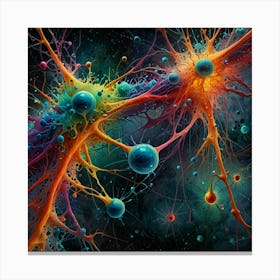 Neuron Painting 2 Canvas Print