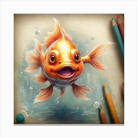 Goldfish 28 Canvas Print