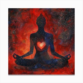 Heart Of Meditation 2 Canvas Print