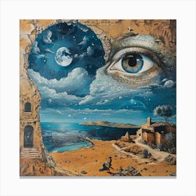 Eye Of The Moon Canvas Print