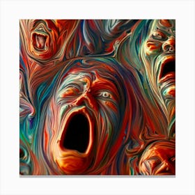 Screams Canvas Print