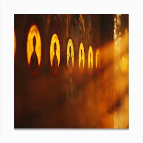 Orthodox Icons On The Wall Canvas Print