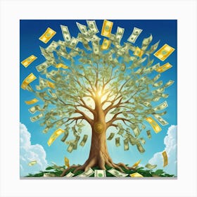 Money Tree 1 Canvas Print