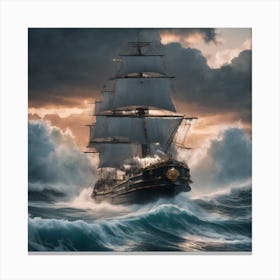 Stormy Seas Canvas Print