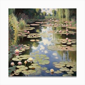 Water Lilies 1 Canvas Print