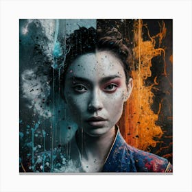 Asian Woman 1 Canvas Print