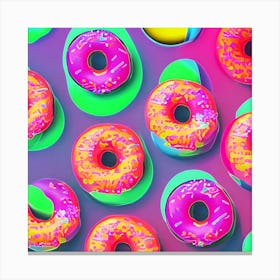 Donut Pop Canvas Print