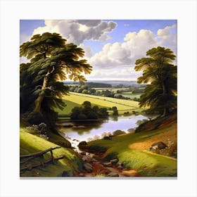 Landscape By Thomas Moore Canvas Print