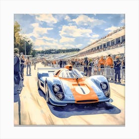 Gtp Race Car Canvas Print